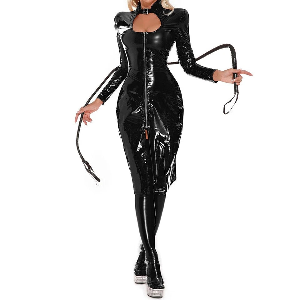 Latex Mistress Coat Set