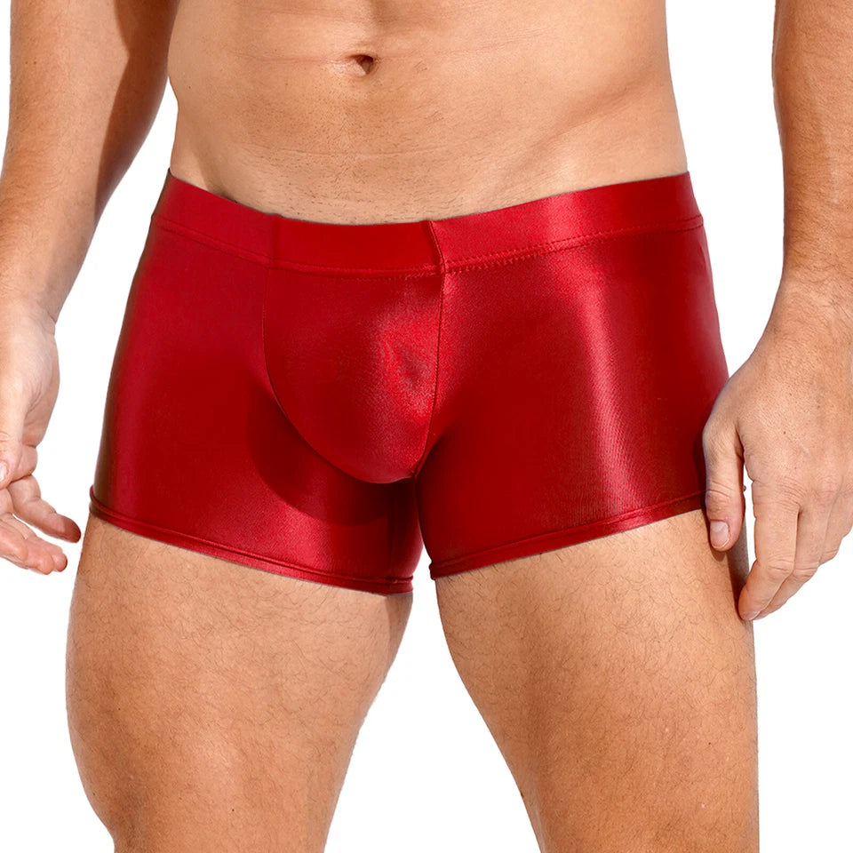 Men Comfortable Second Skin Glossy Brief