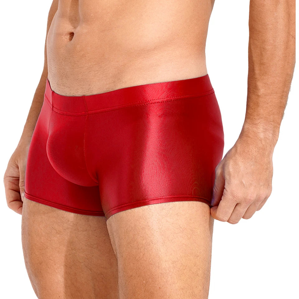 Men Comfortable Second Skin Glossy Brief