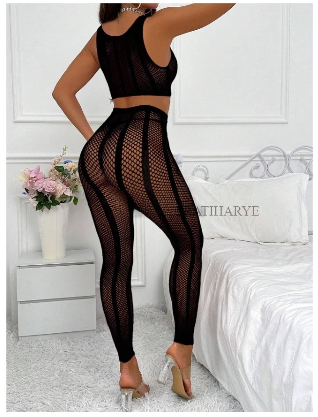 Two Piece Fishnet Dress