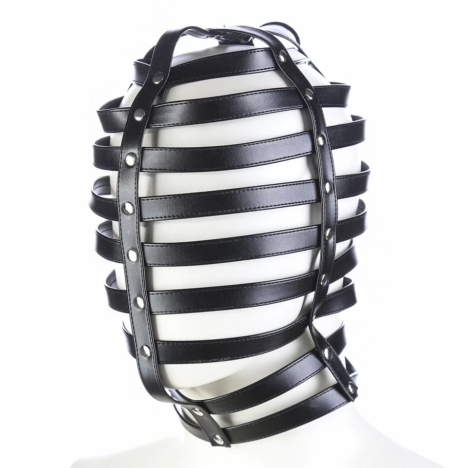 Pu Leather Head Harness Punk