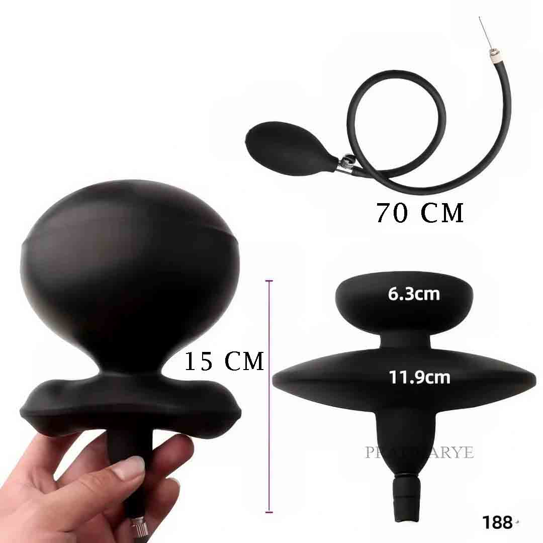 Silicone Inflatable Mouth Plug/Gag