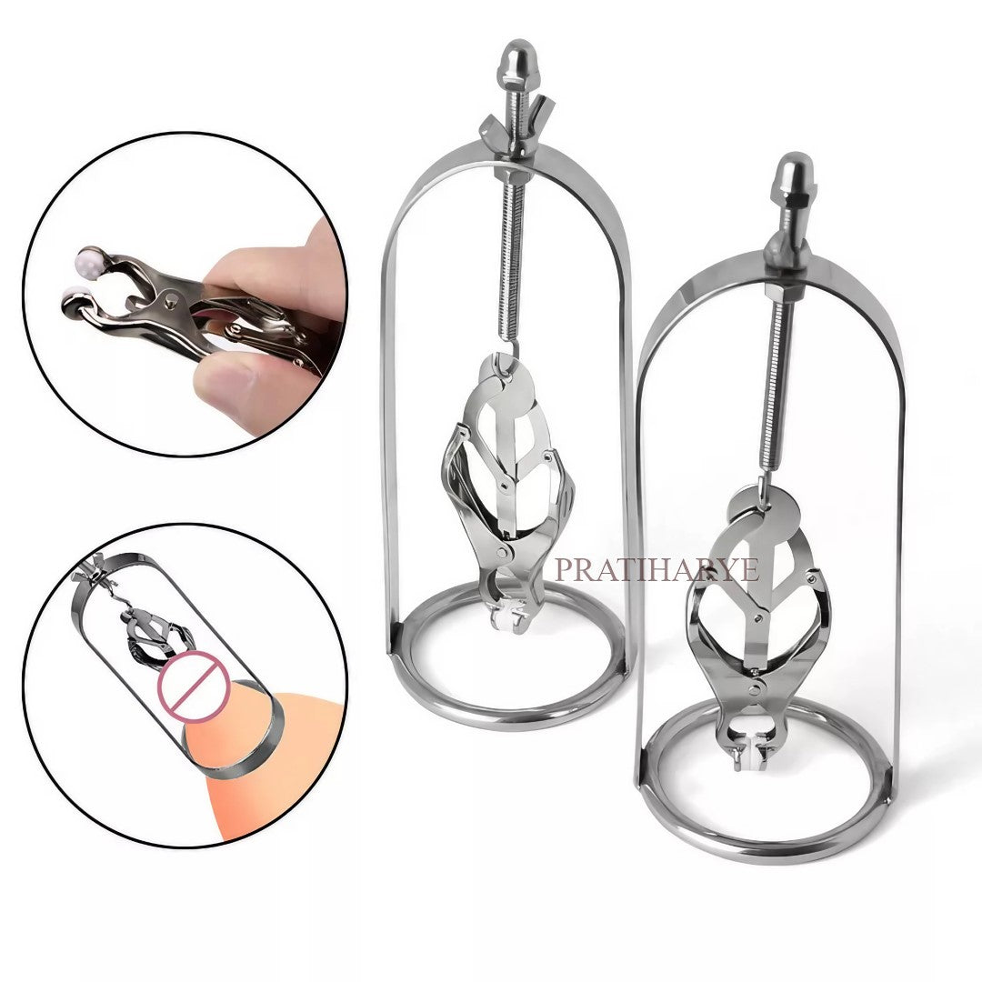 Stainless Steel Nipples Puller Torture Erotic BDSM