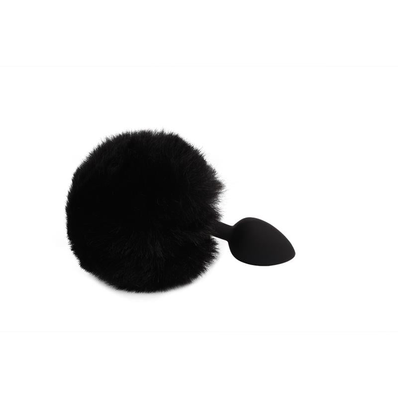 Premium Furry Ball Silicone Butt Plug