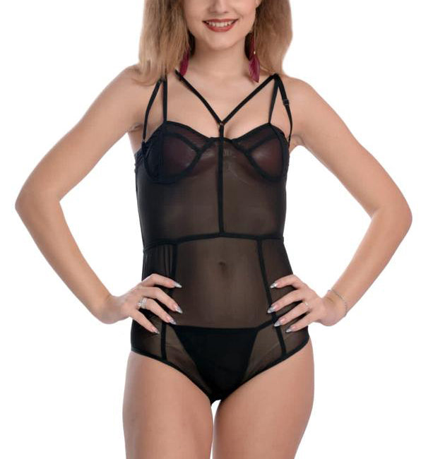 Pratiharye Strappy Neck Bodysuit