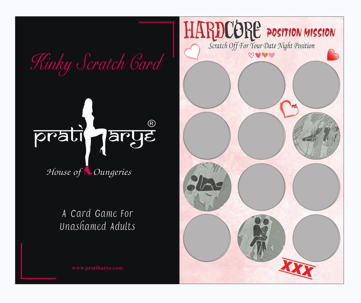 Kinky Scratch card game for adventours couple