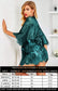 Pratiharye 3/4 Eyelash lace Fabric sheer robe