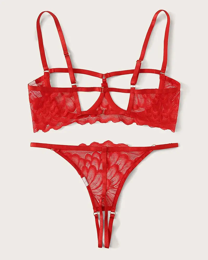 Pratiharye Multicolor printed bra and panty set