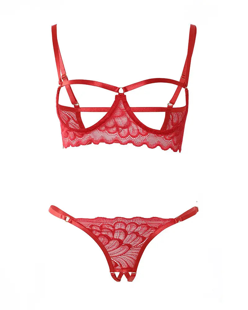 Pratiharye Multicolor printed bra and panty set