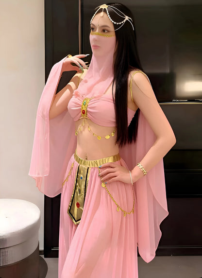 Sexy Arabian Belly Dancer Roleplay Costume Set