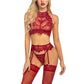 Halter Neck Garter Set with Stocking - Deal Product