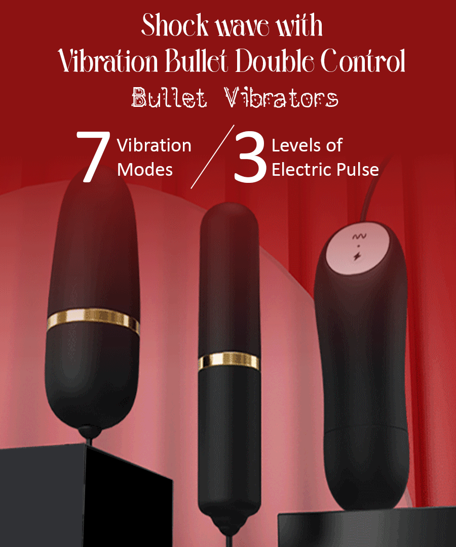 Shock wave with Vibration Bullet Double Control Bullet Vibrators