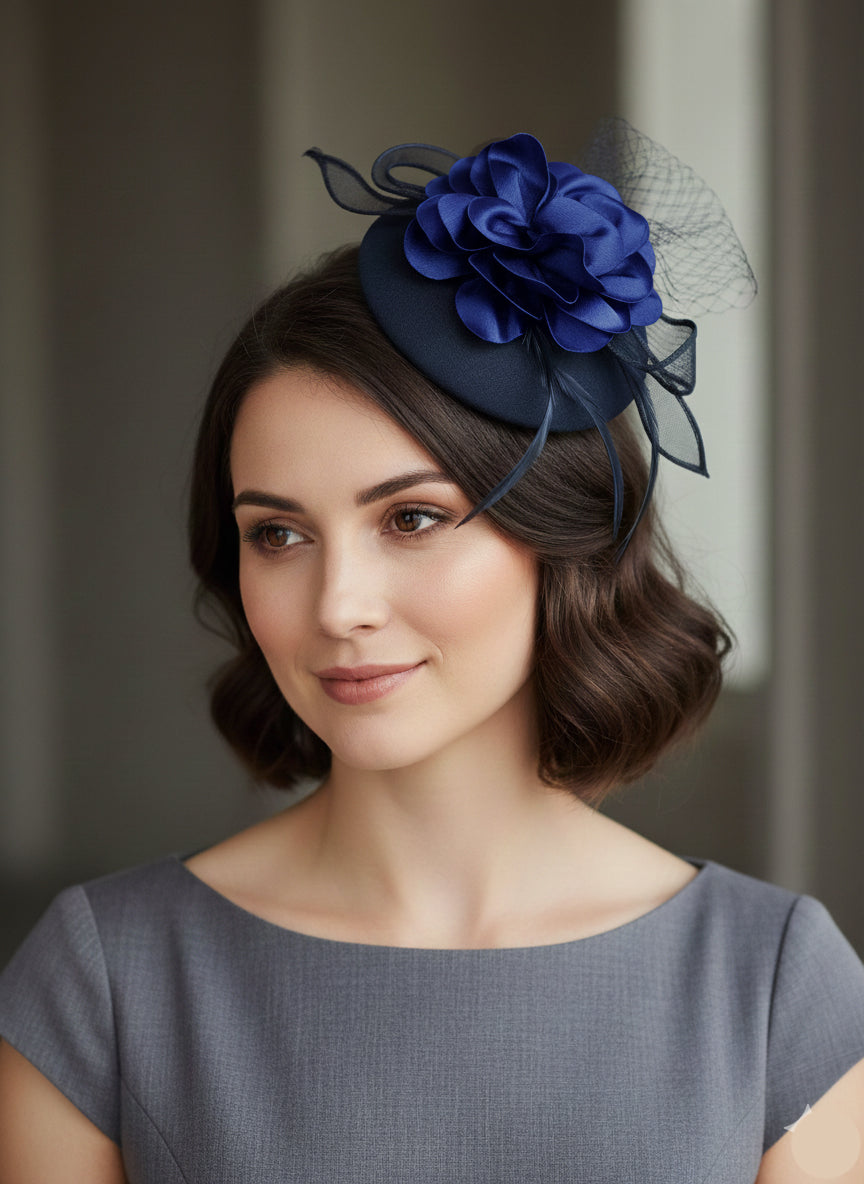 French Design Fascinators Hat with Hairband