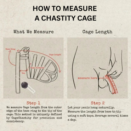 Premium Silicone Male Chastity Cage lock