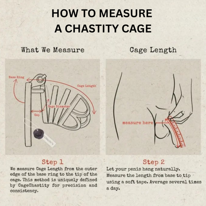 Premium PVC Ribbed Male Chastity Cage