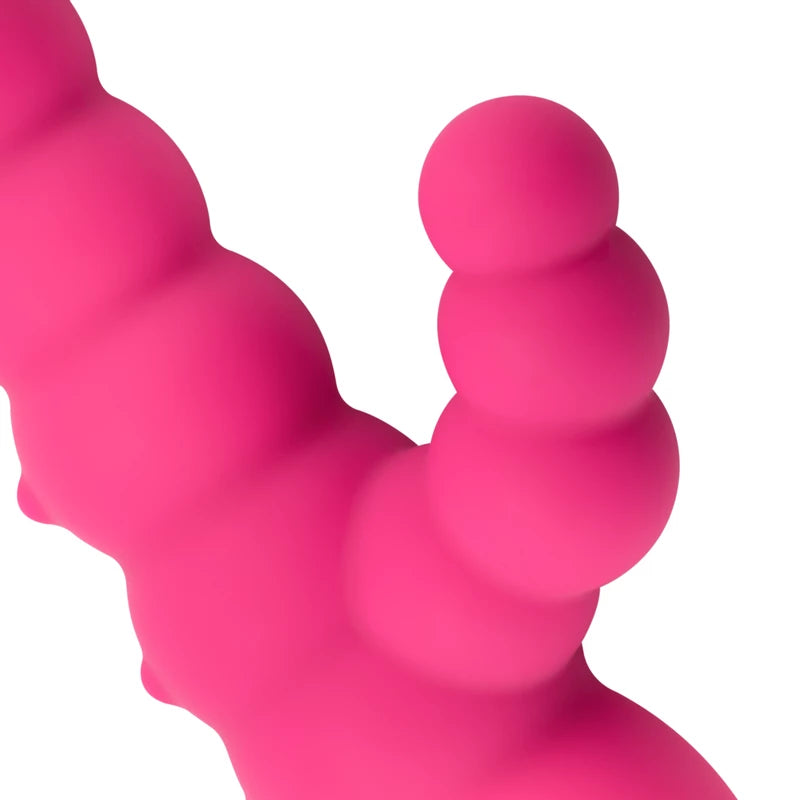 Silicone Dildo Vibrator with Ring Base