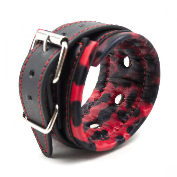 Pu leather Tiger-Print Handcuff