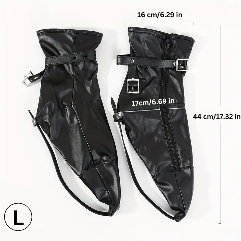 Leather Bondage Boots