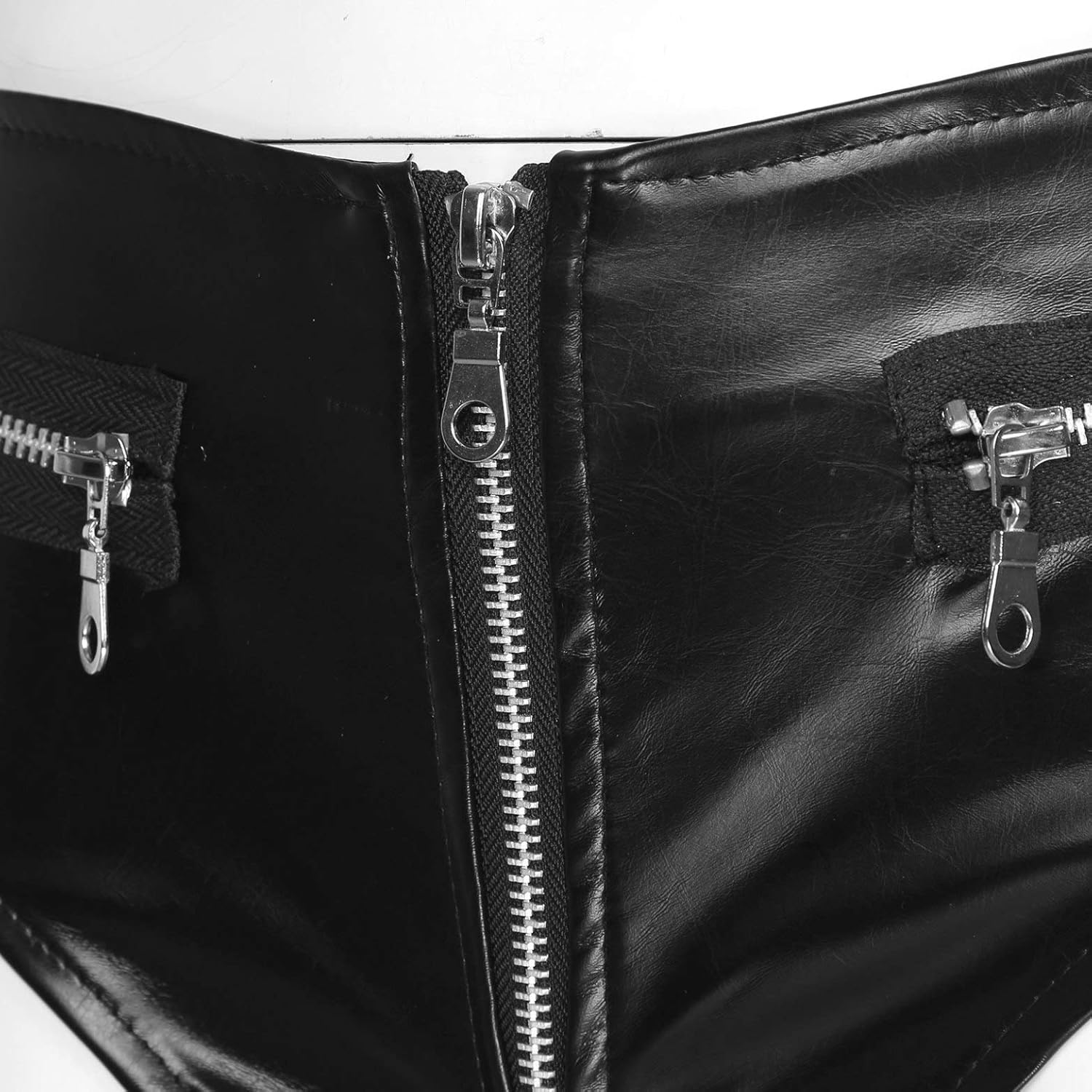 Patent Latex Zip Panty/Shorts