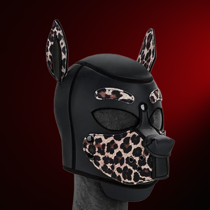 Wild Desire Leather Dog Hood Mask