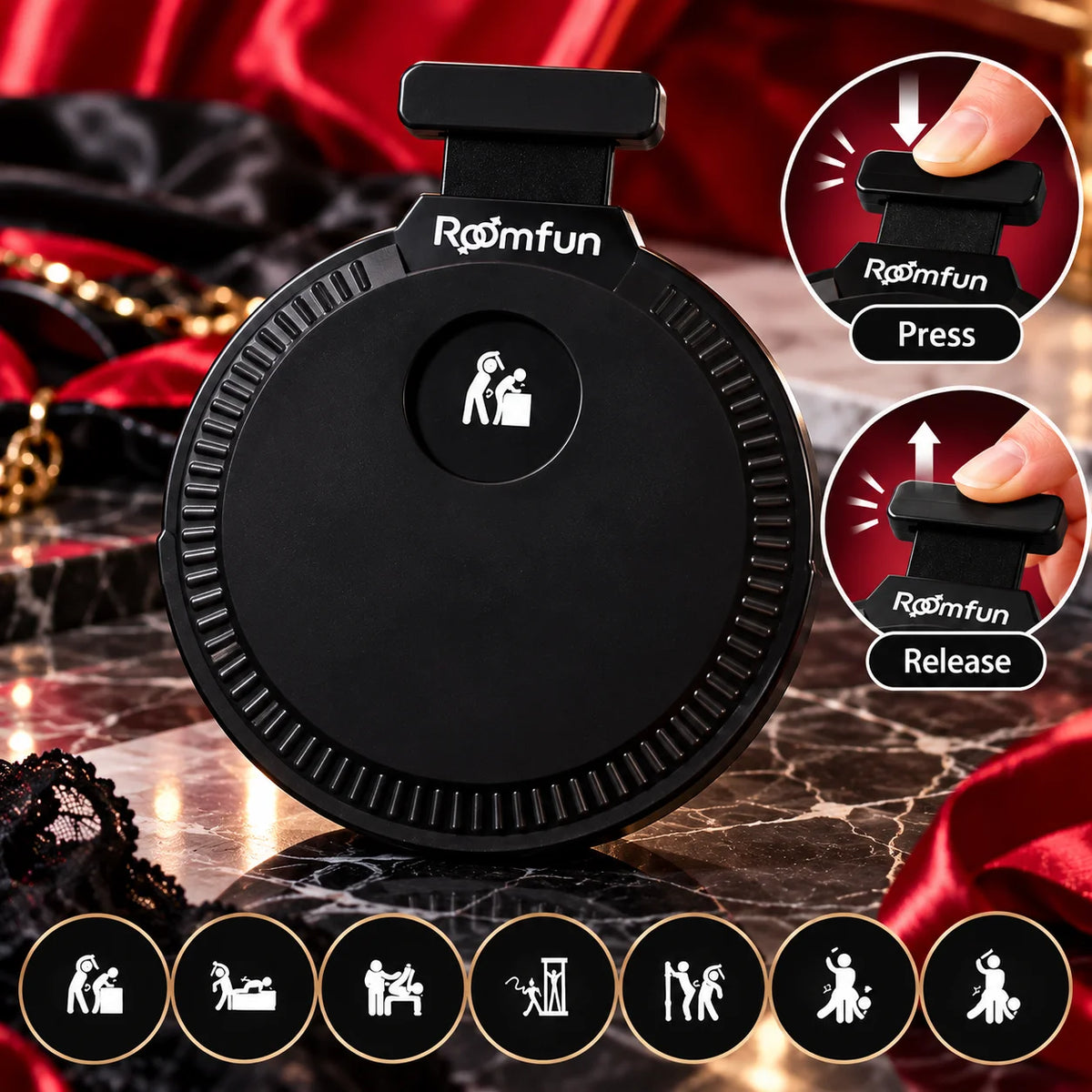 Flirting Spinner Wheel Position Game for Couples