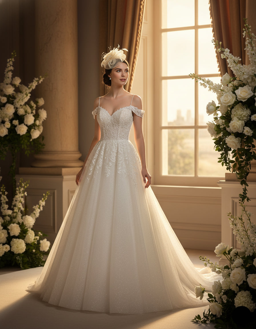 Elegant Feathered Mesh Fascinator Hat