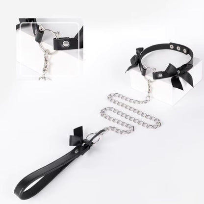 Cute Bow 7Pc BDSM Kit with Pouch