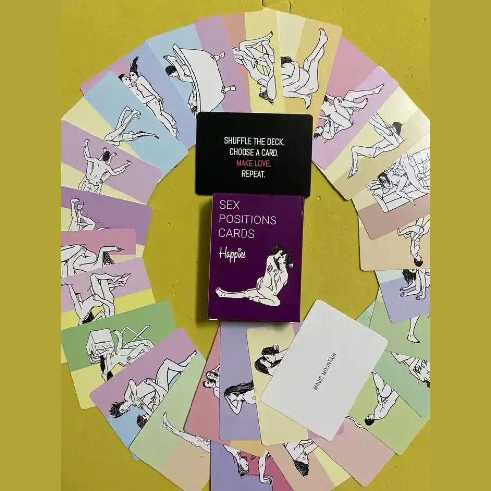 Happies Intimacy Sex Positions Card Game