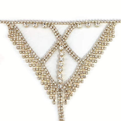 Premium Cross Chain Thong Gold