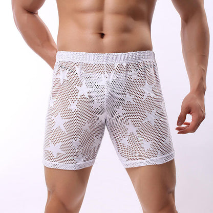 Men Midway Mesh Star Shorts
