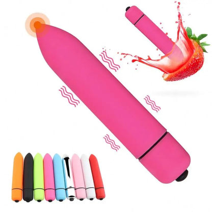 ColorFull Mini Power Bullet Vibrator - Pack of 1