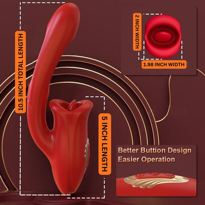 Kissora Flex Pro Tongue Licking Vibrator