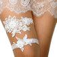 Pratiharye 2pc Sexy Rhinestone Bridal Garters - Lace Wedding Garter Set with Pearls - wedding garters for bride