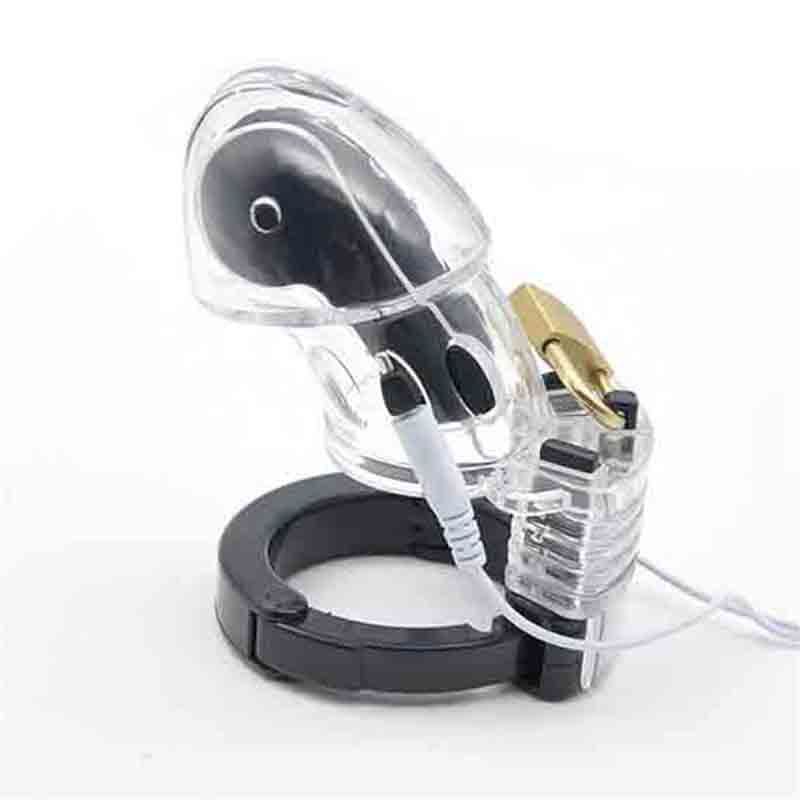 Male Pvc Fully Adjustable Chasity Cage lock