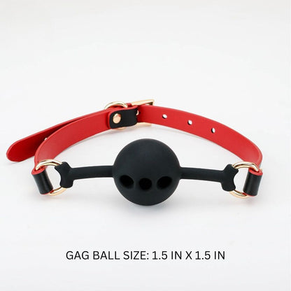 Premium Silicone Gag-Ball with Buckle Strap