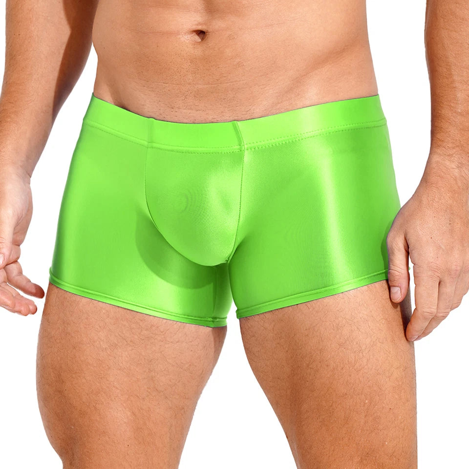 Men Comfortable Second Skin Glossy Brief