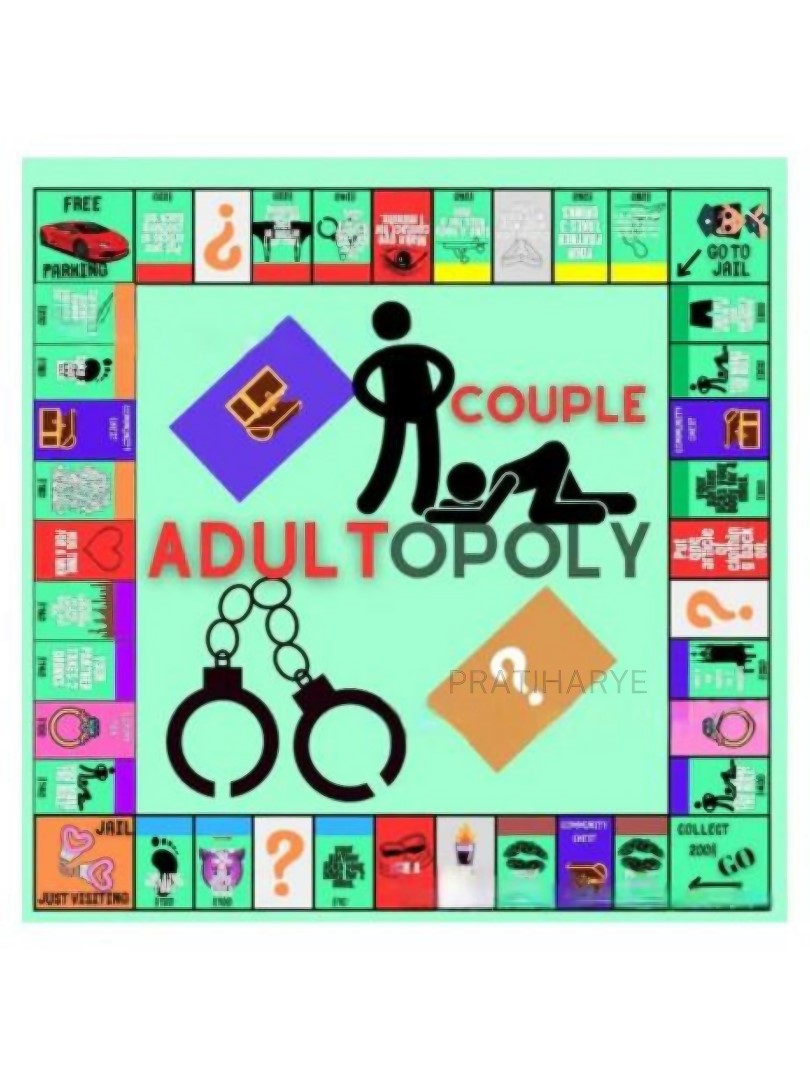 Couple Adultopoly Board Game