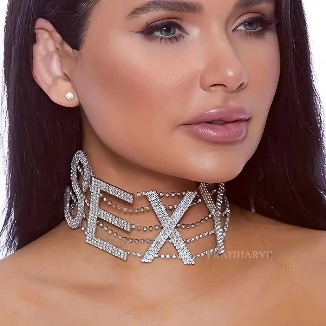 Premium Sexy Letter Neck choker