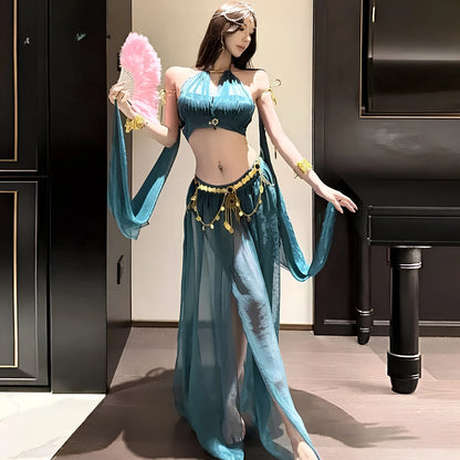 Arabian Belly Dancer Roleplay Outfit - Teal