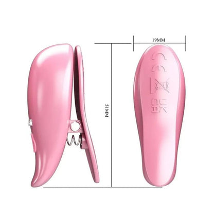 Dual Sensation Vibrating Nipple Clips