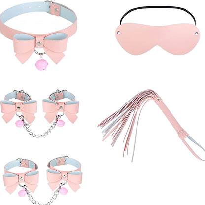 Mini Cute Pink Bow 7 Pc BDSM Kit