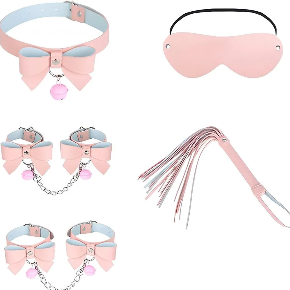 Mini Cute Pink Bow 7 Pc BDSM Kit