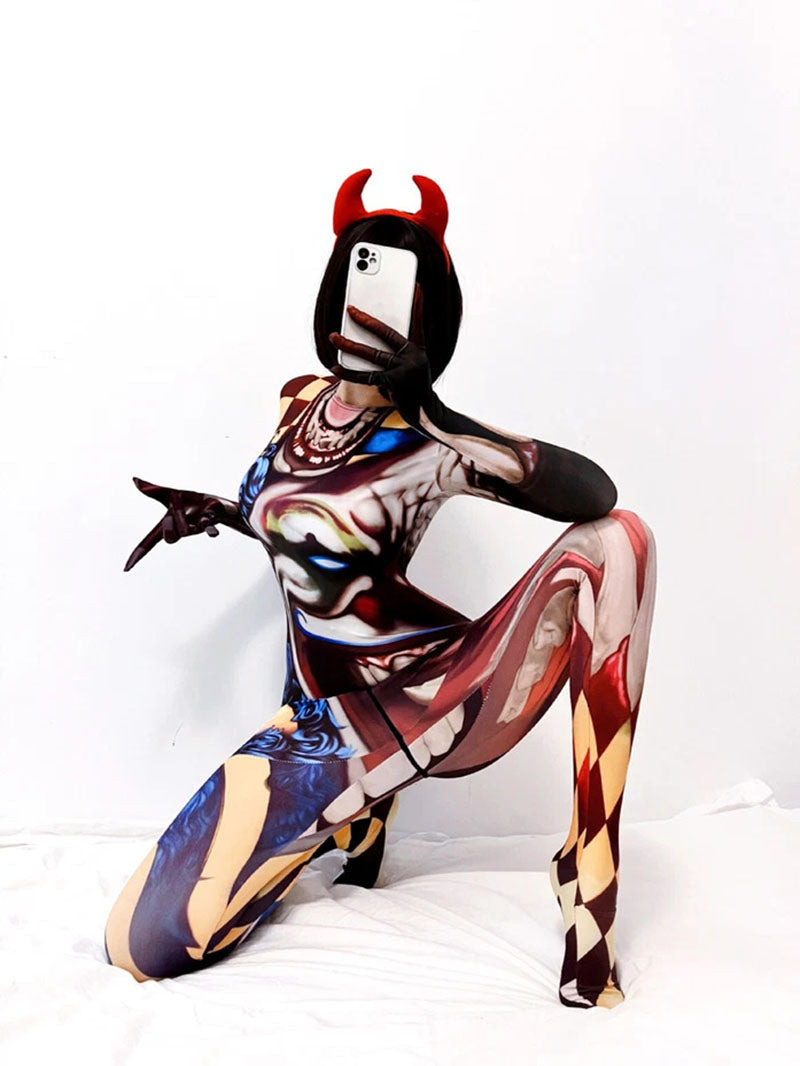 3d Demon Cosplay jumpsuit