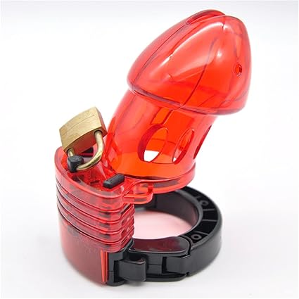 Male Pvc Fully Adjustable Chasity Cage lock
