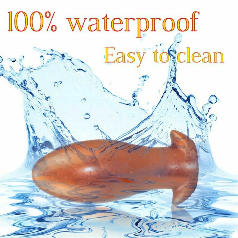 Rubber Huge Dil-do &amp; Anal/Butt Plug