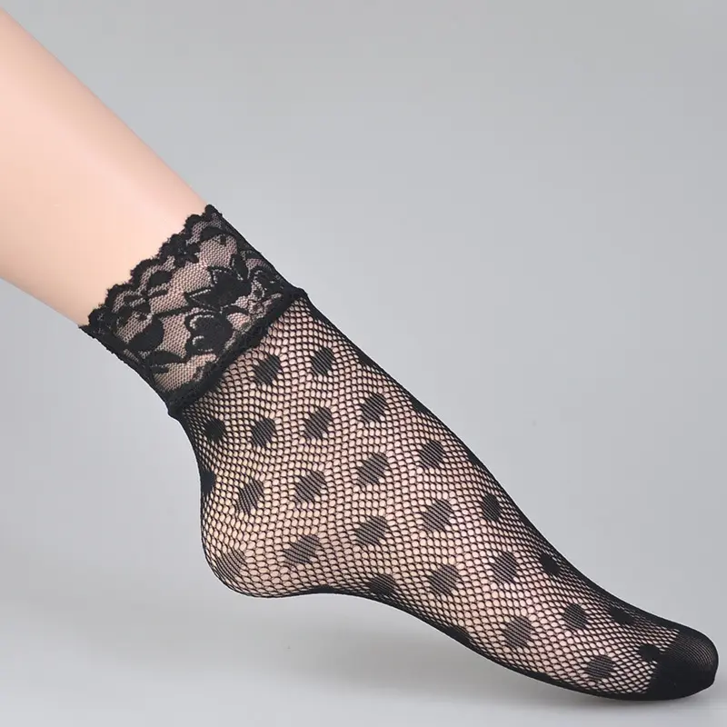 Fishnet Lace Shorts Socks