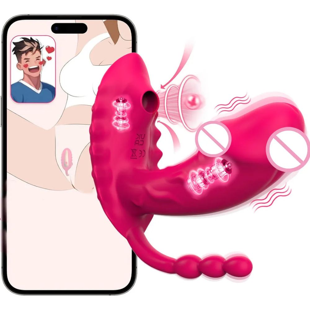 Triple Vibrator with Clit Sucker