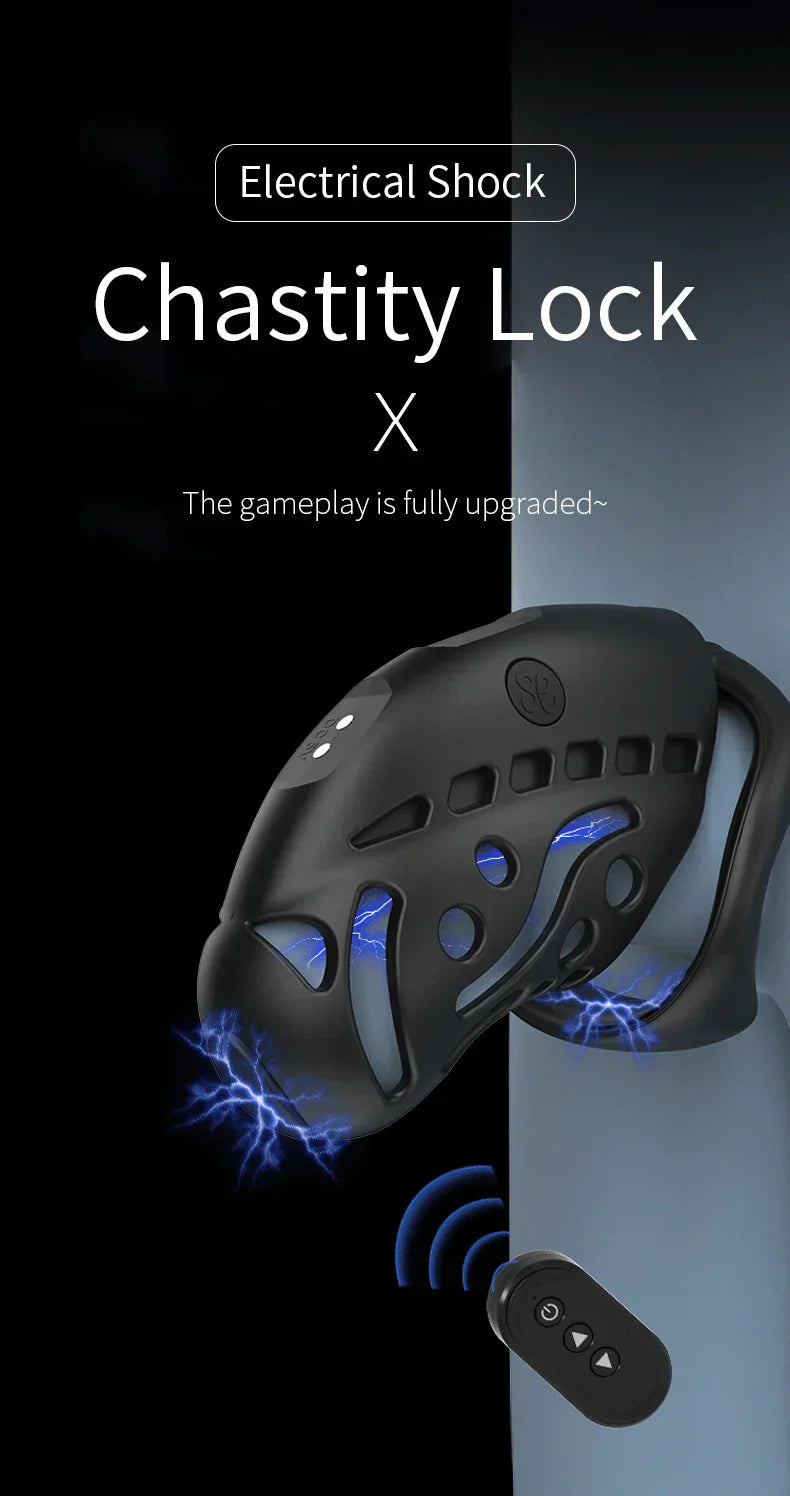 Premium Lockin Wireless Remote Electric Chastity Cage