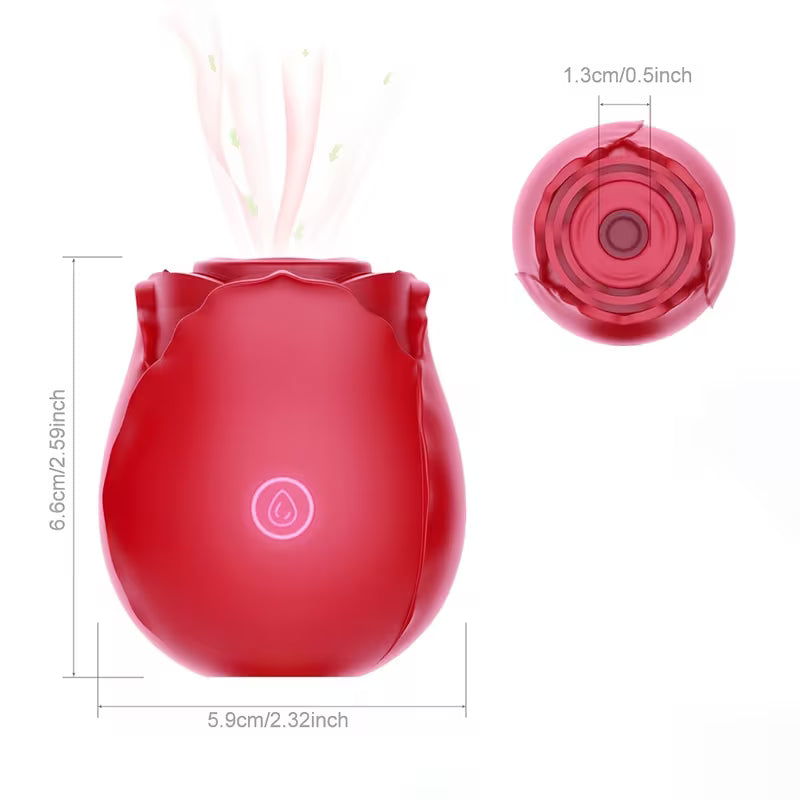 Rose whisper Sensual Sucking Vibrator