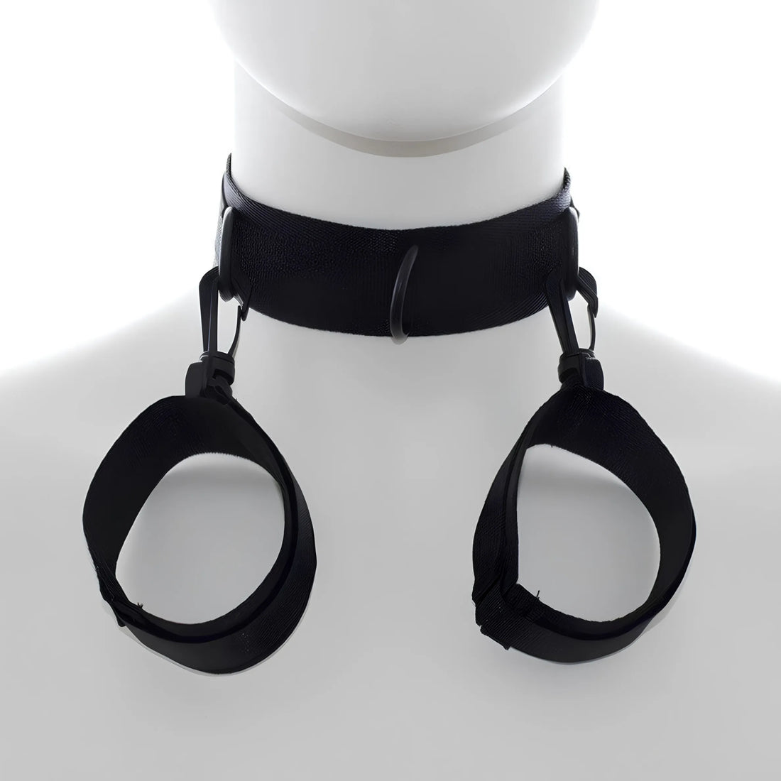 BDSM Restraint Collar with Detachable Cuffs